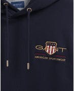 Medium Archive Shield Hoodie - Evening Blue